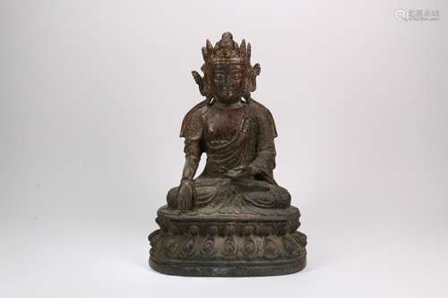 A Chinese Bronze Buddha