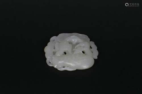 A Chinese Carved Jade Pendant