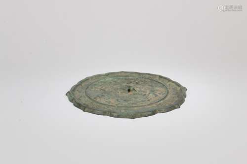 A Chinese Bronze Mirror