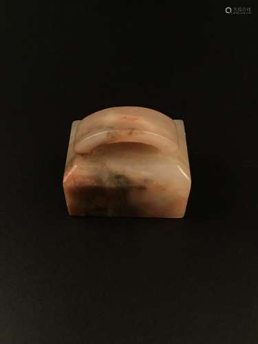 Fine Chinese White Jade Seal