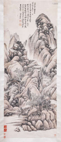 (1632 - 1718) 吳歷山水圖
