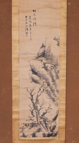 (1848 - 1899) 胡鐵梅山水圖