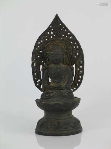 Chinese bronze buddha.