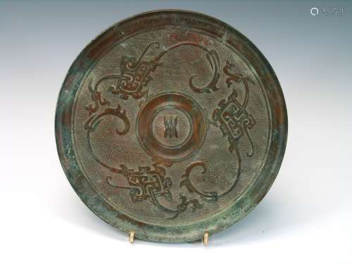 Chinese bronze mirror