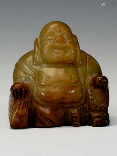 Chinese carved jade buddha