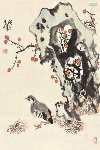 孙其峰 戊子（2008） 安居图 设色纸本 软片