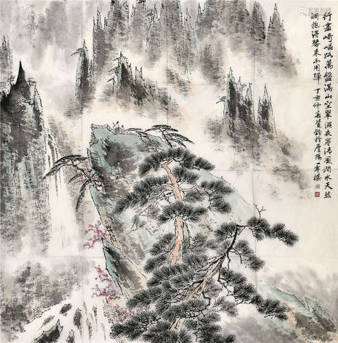 周觉钧　山水 软片　