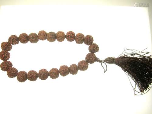 NUT BEAD PRAYER BRACELET