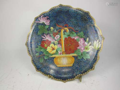 CLOISONNE PLATE