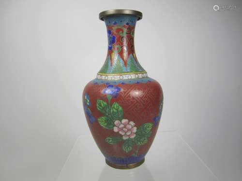 CHINESE CLOISONNE VASE