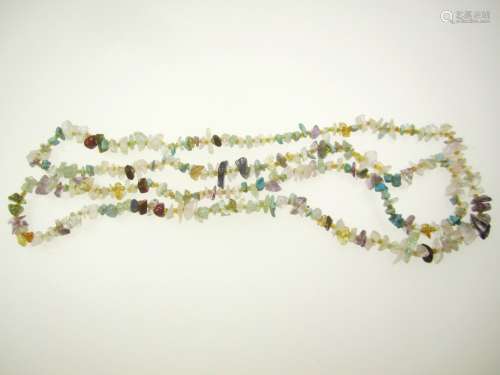 MULTI-COLOR VARIOUS GEMSTONE NECKLACE