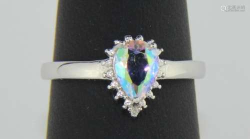 MERCURY MYSTIC TOPAZ RING IN STERLING SILVER