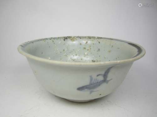 CHINESE EARLY B/W BOWL