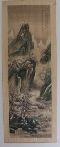 CHINESE WATERCOLOR LANDSCAPE PAINTING
