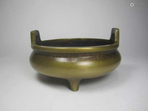 CHINESE BRONZE INCENSE BURNER