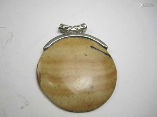 PICTURE JASPER GEMSTONE PENDANT