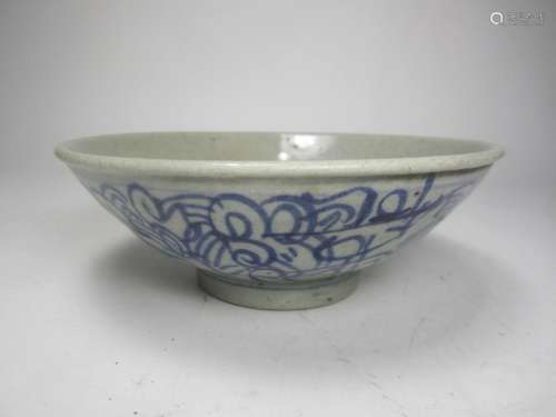 CHINESE ANTIQUE B/W BOWL