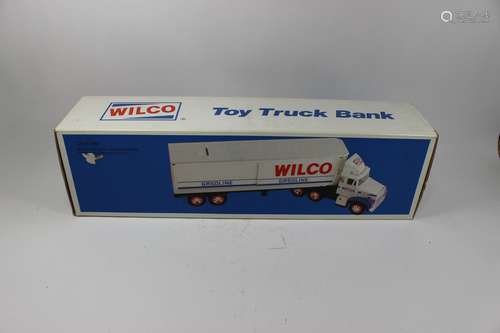 WILCO TOY TRUCK BANK.