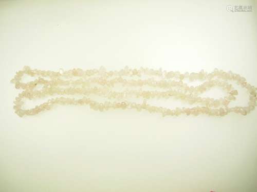 QUARTZ BEAD NECKLACE