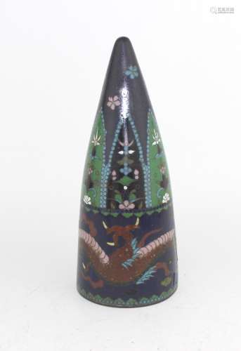 CLOISONNE CONE WALL POCKET