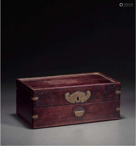 清·红木文具盒