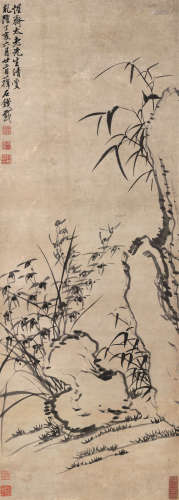 钱载（1708～1793） 花卉 立轴 纸本
