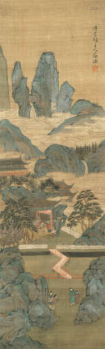 Mountain Retreat In the manner of Wen Zhengming (19th/20th century)