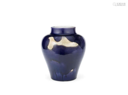 Kangxi An aubergine-glazed baluster jar