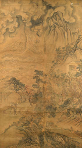 Landscape Chinese school (20th century)