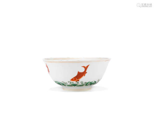 Kangxi A famille verte 'fish' bowl