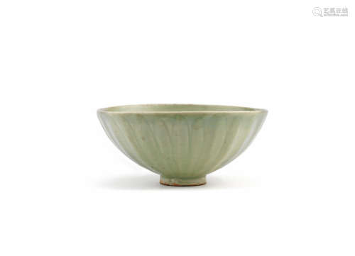 13th century A Longquan celadon-glazed 'chrysanthemum' bowl