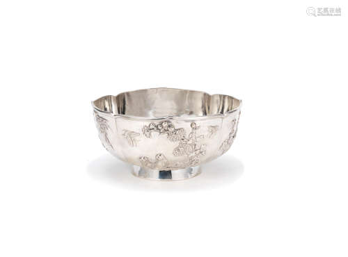 19th/20th century A Chinese export silver bowl
