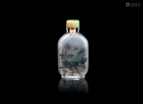 Signed Bi Rongjiu, early 20th century An inside-painted glass snuff bottle