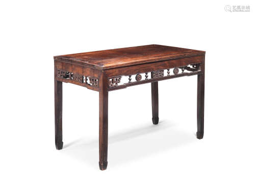 19th century  A hongmu side table