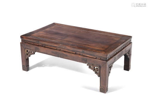 Late Qing Dynasty A huanghuali low table, kang
