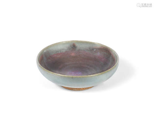 Song/Yuan Dynasty An unusual Junyao violet-splashed shallow bowl