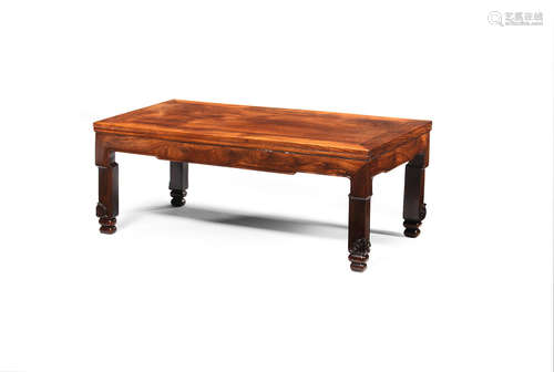 Mid-Qing Dynasty A huanghuali low table, kang