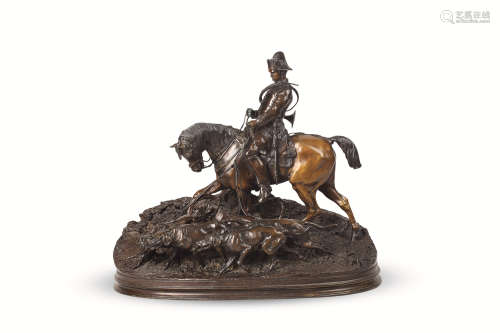 法国青铜雕像“狩猎领袖”