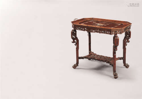 约1880年 法国中式榉木茶几或休闲桌