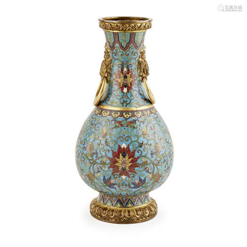 CLOISONNÉ ENAMEL VASE