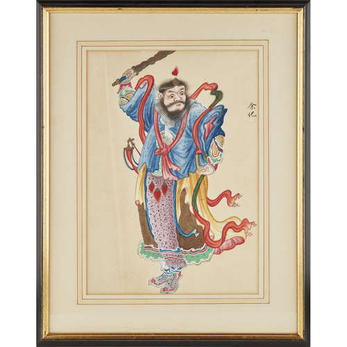 SET OF SIX 'INVESTITURE OF THE GODS' PAINTINGS