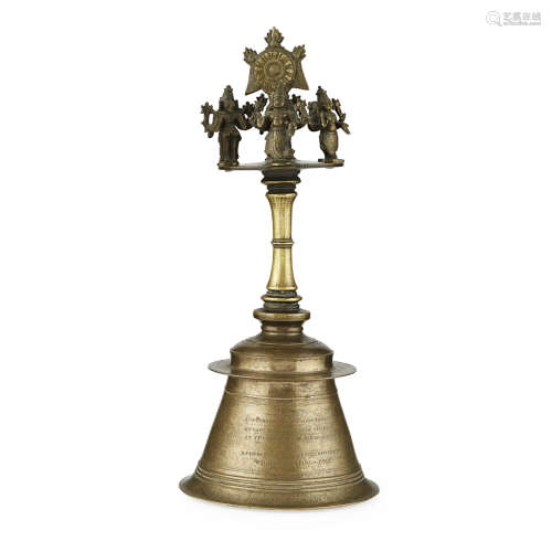 HOOKAH BASE CONVERTED INTO A RITUAL BELL FROM THE PALACE OF TIPU SULTAN (1750-1799)