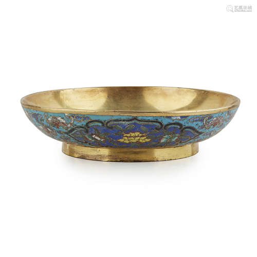 CLOISONNÉ ENAMEL DISH