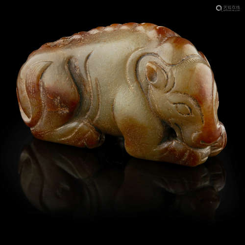 JADE CARVING OF A BEAR