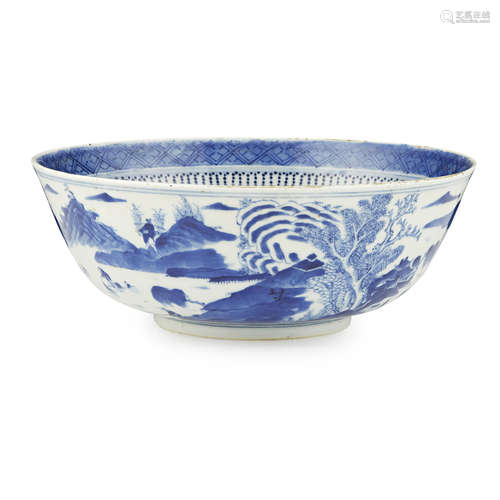 BLUE AND WHITE BOWL