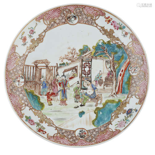 EXPORT FAMILLE ROSE DISH