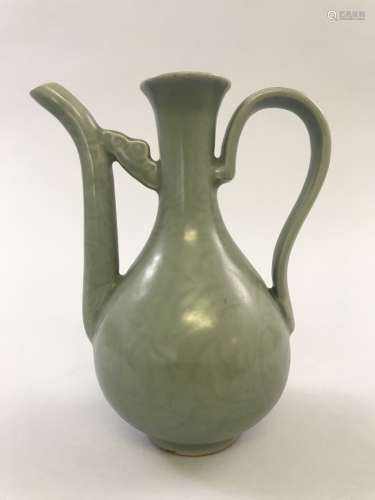 A longquan Glazed Carved Pot