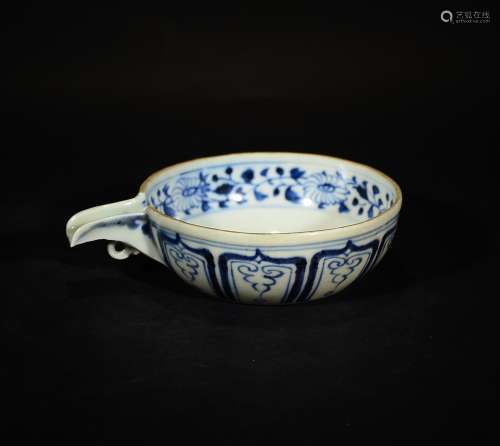 Ming Style, A Blue And White Lotus Washer