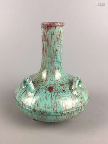 Yongzheng Mark, A Lujun Glazed Vase