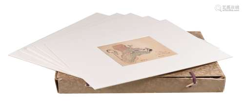 Surimono: A Collection of Woodblock Printed Surimono, by Hokkei, Hokusai